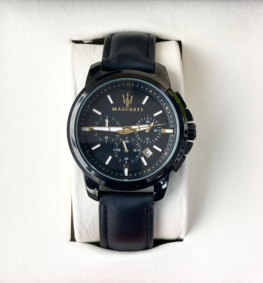 MASRATI LEATHER WATCH
