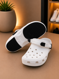 Crocs Classic Clogs – White | Lightweight, Breathable & Comfortable Unisex Slip-On Clogs
