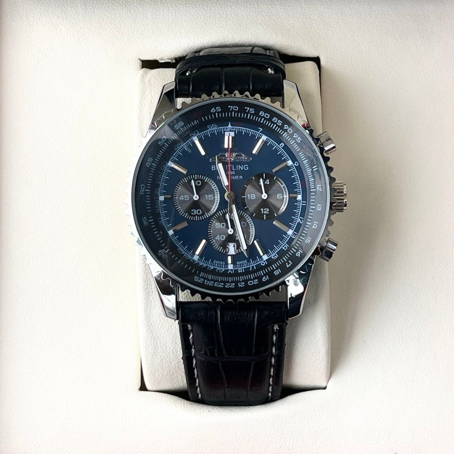 BREITLING LEATHER WATCH
