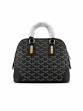 Goyard Black Monogram Structured Handbag