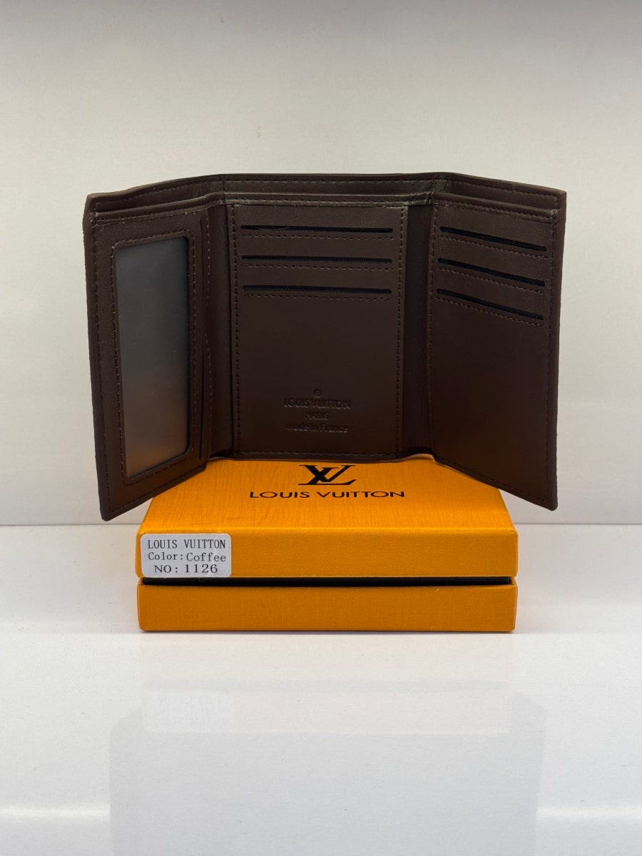 L-V PRIMIUM TRI FOLD MENS WALLET