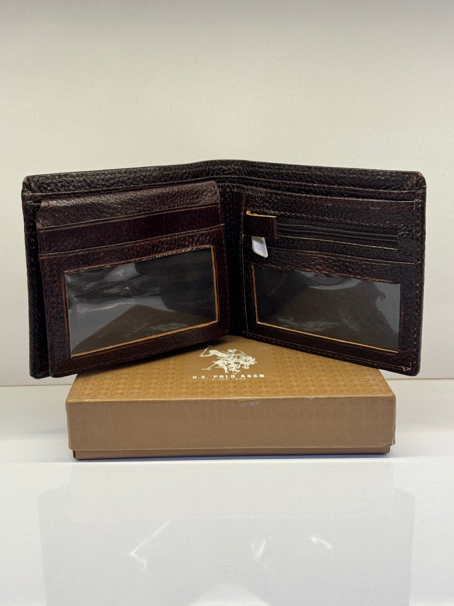 USP LEATHER BI FOLD MENS WALLET