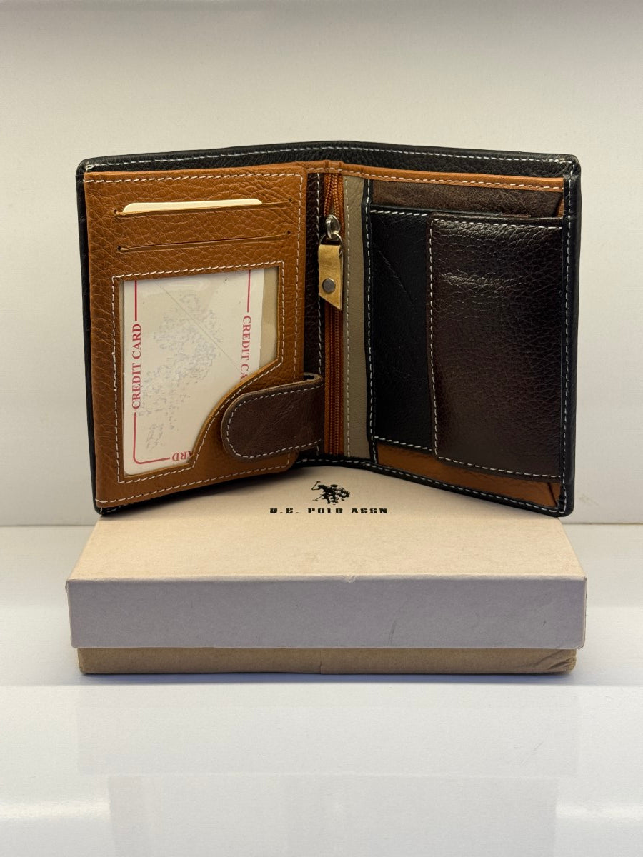 USP LEATHER BI FOLD MENS WALLET
