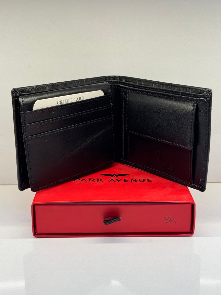 PARK AVENUE LEATHER BI FOLD MENS WALLET