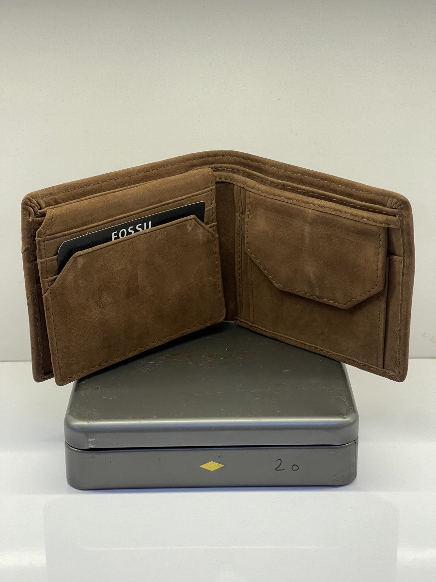 FSL LEATHER BI FOLD MENS WALLET