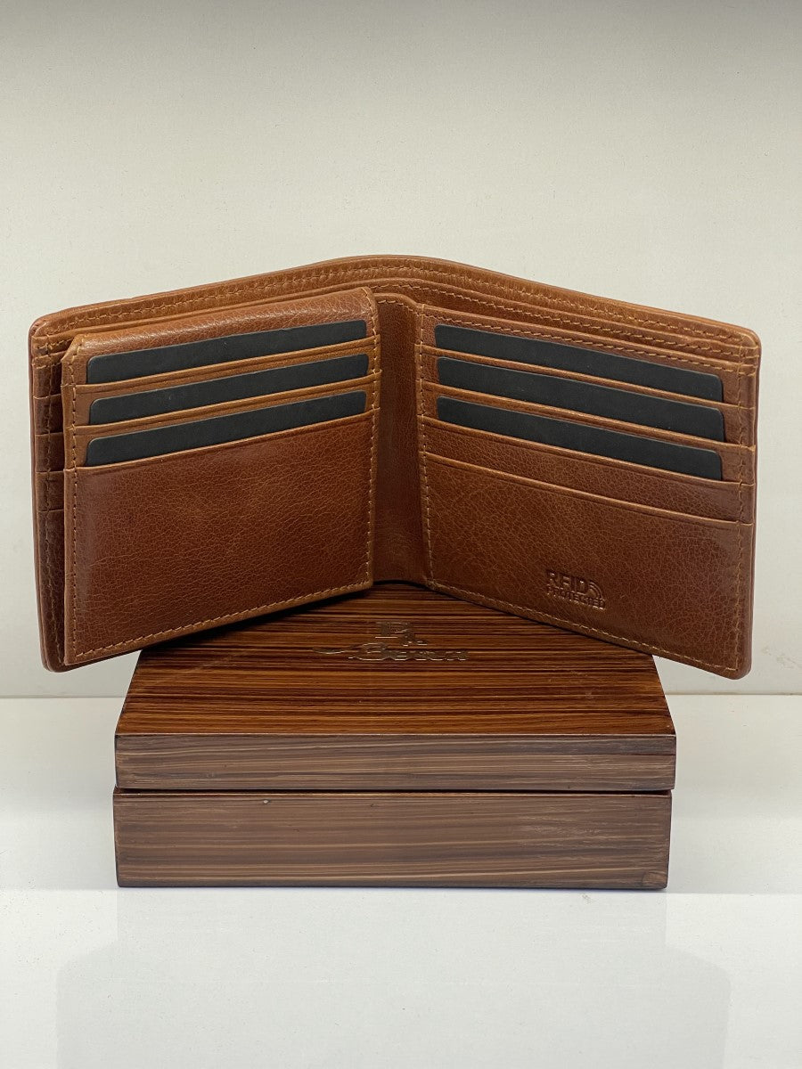 BERSA PREMIUM LEATHER BI FOLD MENS WALLET