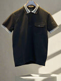 A-X FRONT POCKET POLO T-SHIRT