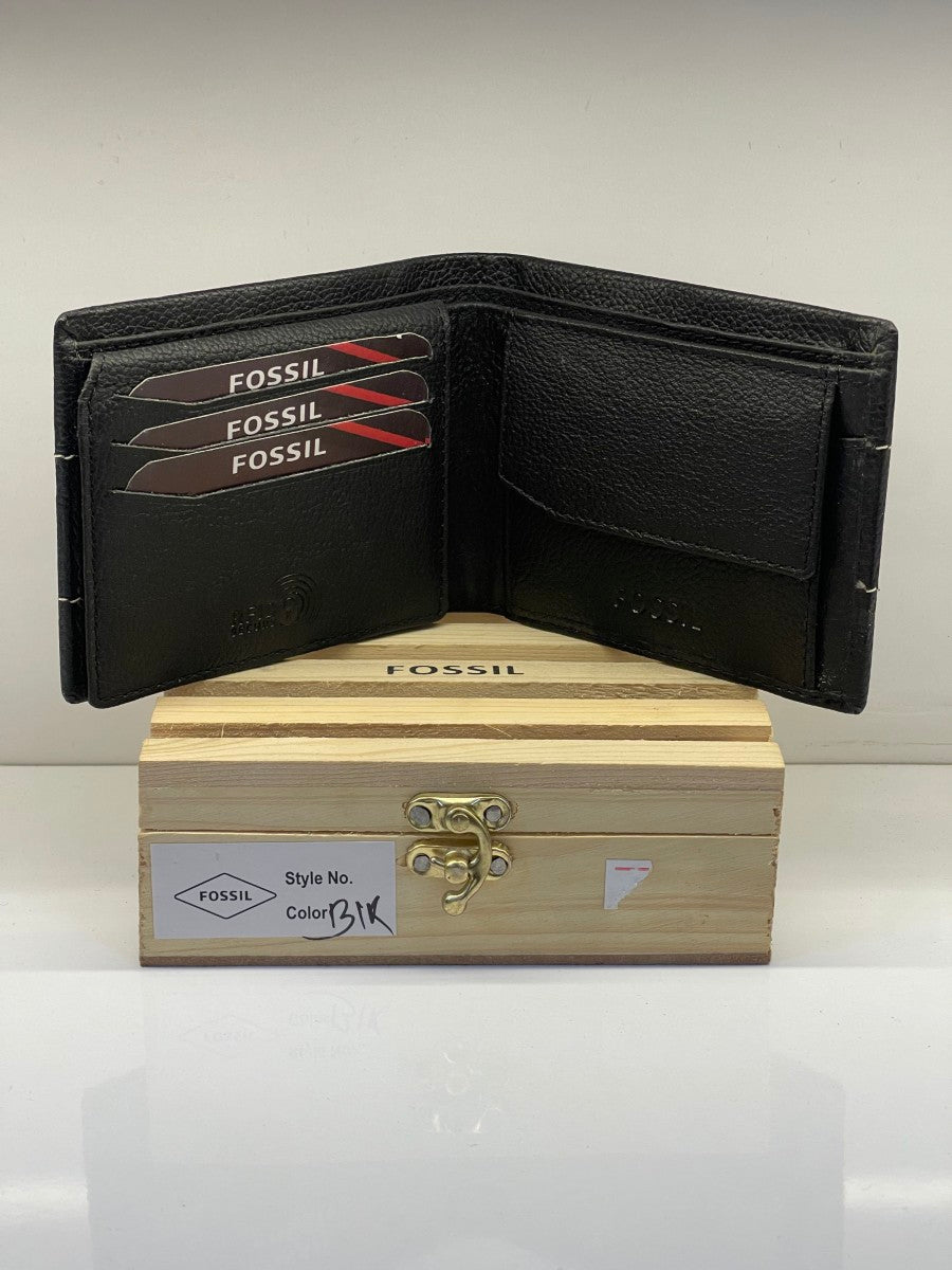 FSL LEATHER BI FOLD MENS WALLET