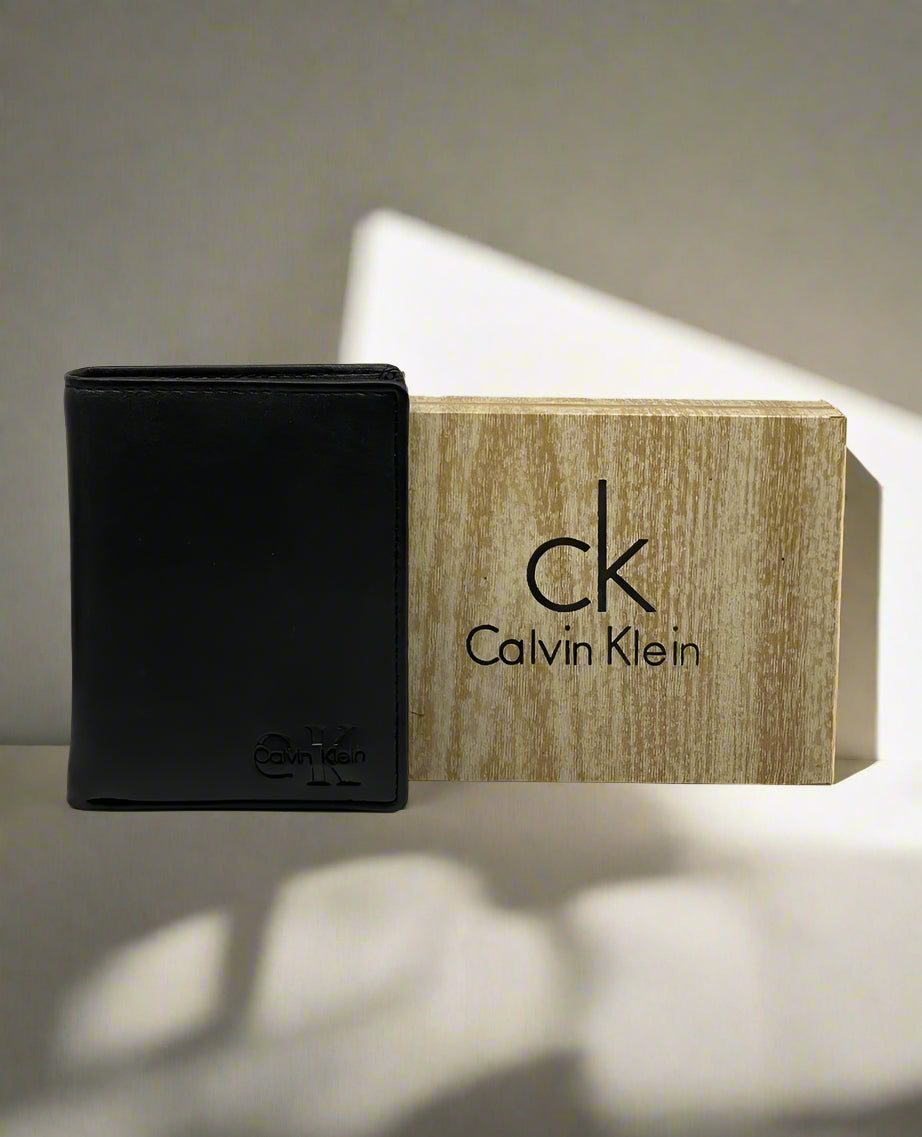 C-K LEATHER MENS WALLET