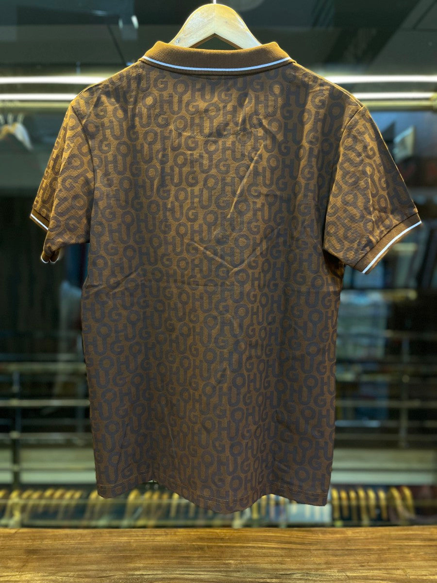HG BS PRINTED POLO T-SHIRT