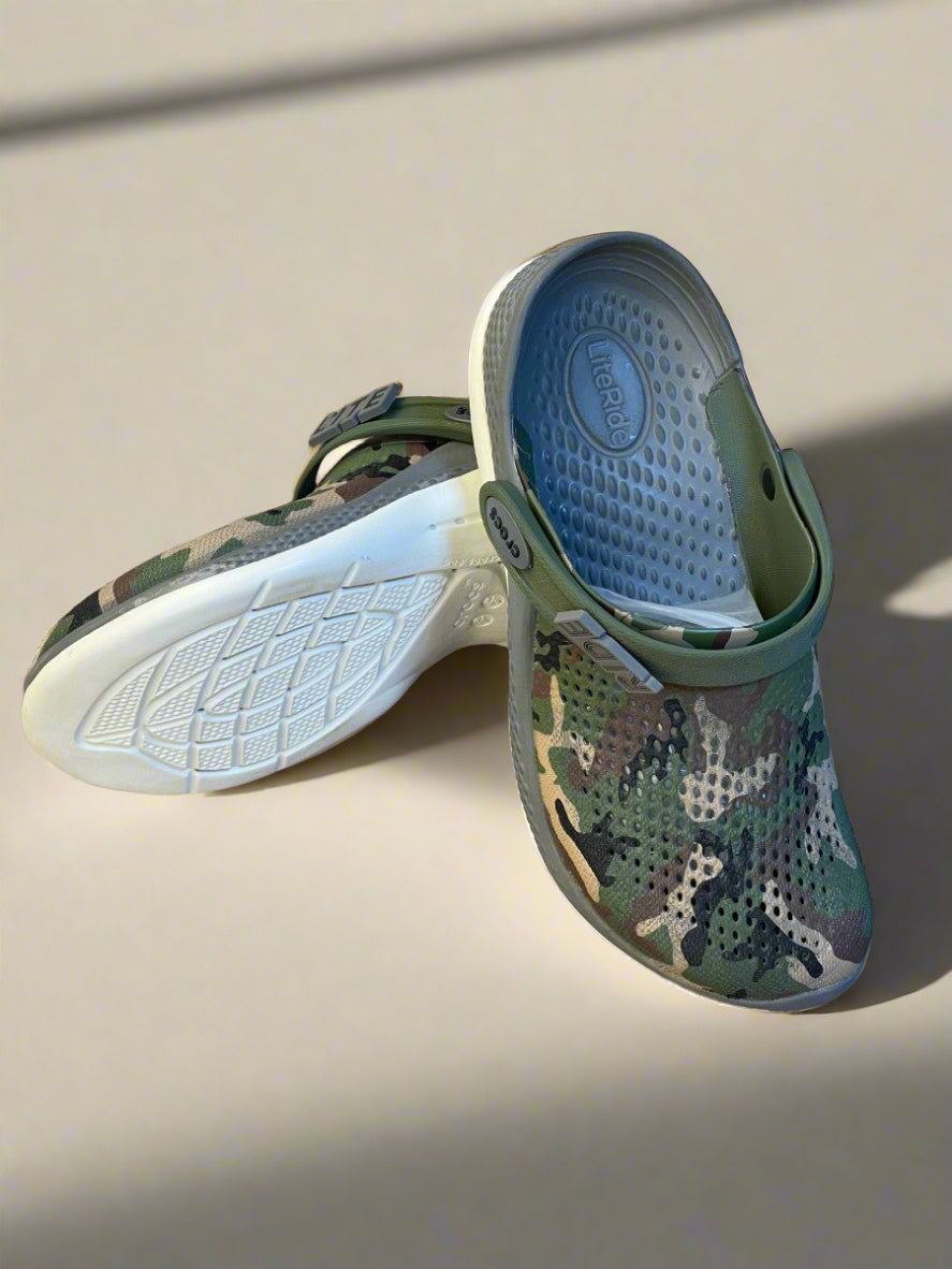 CLOGS 360 ARMY PRINT