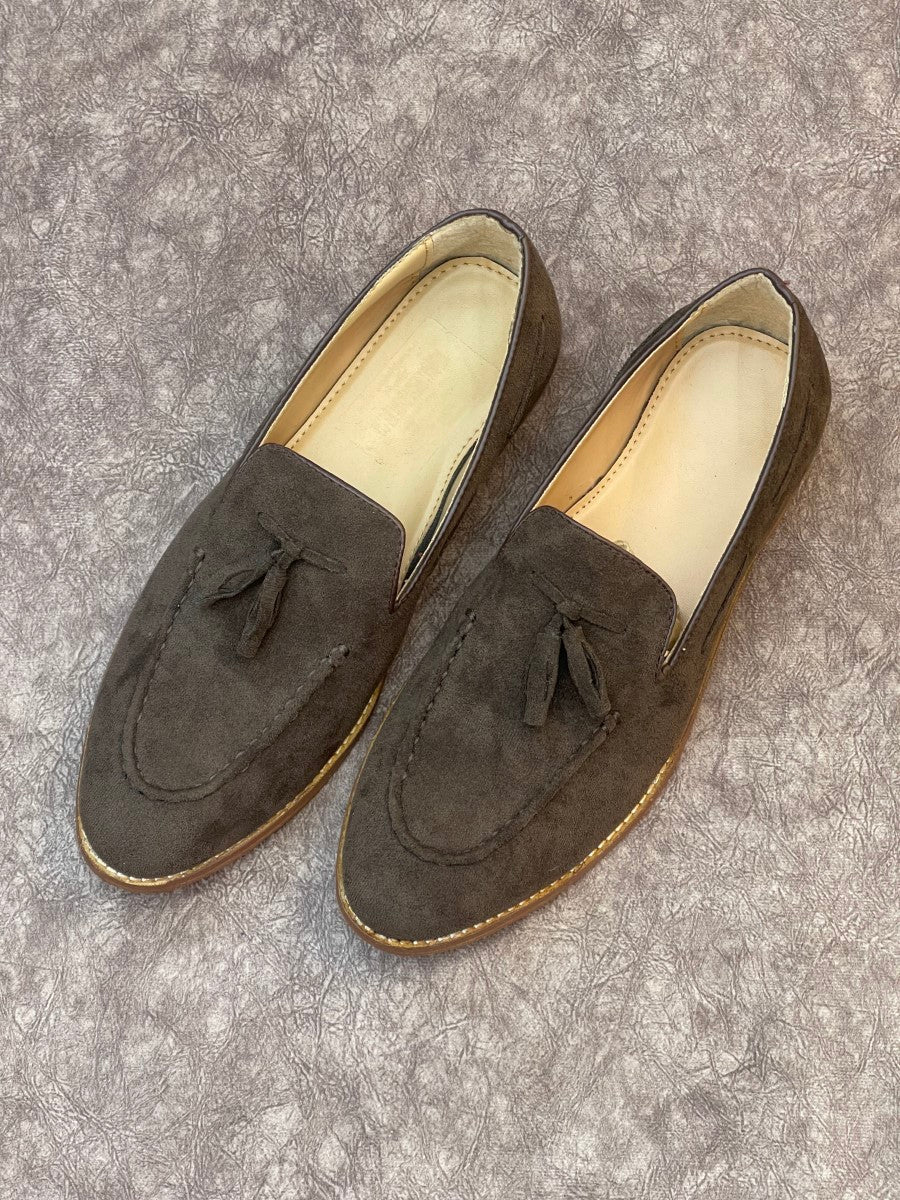 HAND MADE SHEET SOLE TESSEL LOAFERS