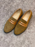 HAND MADE SUEDE LOAFERS