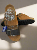 BRKN MULTI COLUR ARIZONA LEATHER SLIPPER