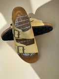 BRKN ARIZONA LEATHER SLIPPER