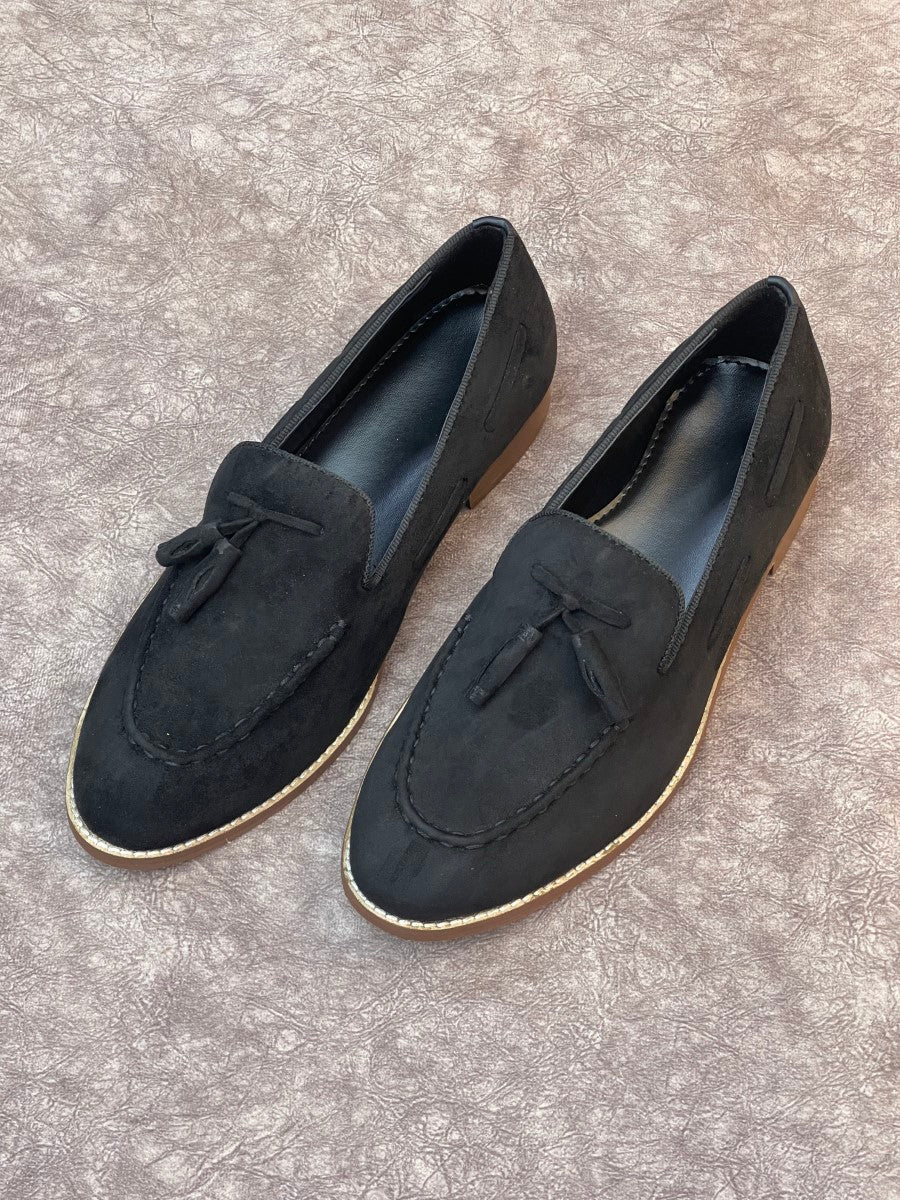 HAND MADE SHEET SOLE TESSEL LOAFERS