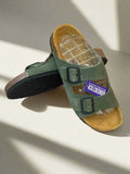 BRKN ARIZONA LEATHER SLIPPER