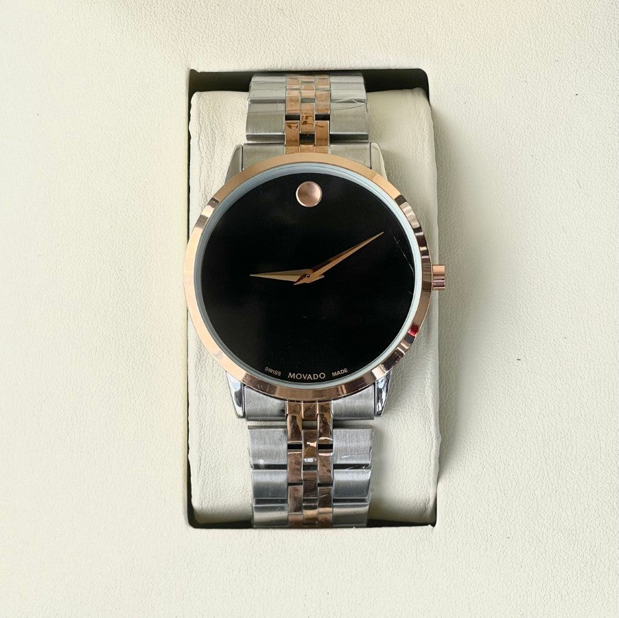 MVDO BASIC QUARTZ METAL STRAP WATCH