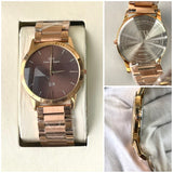 DW BASIC ROSEGOLD METAL STRAP WATCH