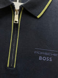 BSS PORCHE EDT ZIP POLO T-SHIRT