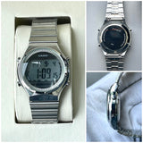 Casio Vintage Silver Digital Retro Multi-Function Display watch