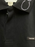 C-K BLACK POLO T-SHIRT