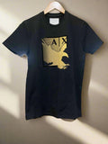 A-X BLACK ROUND NECK T-SHIRT