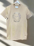 A-X BEIGE ROUND NECK T-SHIRT