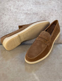 LRA PIANA LUX SUEDE PENNY LOAFERS