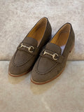 HAND MADE SHEET SOLE FRONT BUCKLE LOAFERS