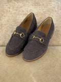 HAND MADE SHEET SOLE FRONT BUCKLE LOAFERS