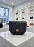 CLVN KLIN MONOGRAM SADDLE  LADIES SLING BAG