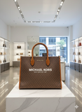 MICHEL KRS SIGNATURE LOGO  TOTE LADIES BAG