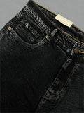 C-K JEANS WASHED BLACK DENIM JEANS