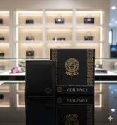 VERSC LEATHER BI FOLD MENS WALLET