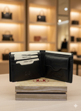 WOOPS LEATHER BI FOLD MENS WALLET