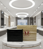 WOOPS LEATHER BI FOLD MENS WALLET