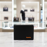 SUPERDRY LEATHER BI FOLD MENS  WALLET