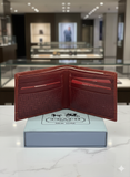 COACH DESIGNER  BI FOLD MENS  WALLET