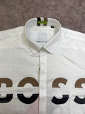HG BSS Statement Logo Button-Up - Oversized Print Shirt