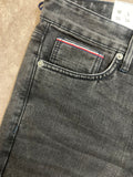 TMY FADED CHARCOAL BLACK DENIM RELAX FIT JEANS