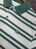C-K STRIPED HERITAGE LOGO POLO T-SHIRT