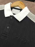 TMY ICONIC COLORBLOCK POLO T-SHIRT