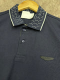 HG BSS X ASTN MARTN NAVY POLO T-SHIRT