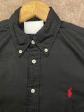 RLP ICONIC GINGHAM LINEN SHIRT