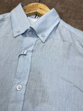 HG BSS PREMIUM SLIM FIT LINEN PLAIN SHIRT