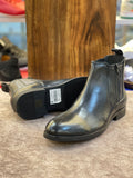 DONN MARK Elegant Men's Black Leather Hybrid Chelsea Boots