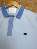HG BSS CONTRAST ACCENT PERFORMANCE POLO T-SHIRT