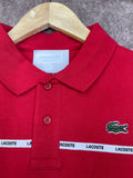LCST TAPE DETAIL PIQUE POLO T-SHIRT