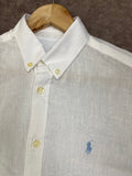 RLP LINEN PLAIN SHIRT